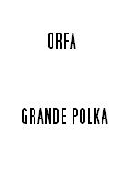 Orfa, polka brillante